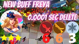 FREYA BACK INTO META AGAIN WITH THE RECENT BUFF | NEW UPDATE MAGIC CHESS | THARZ EASY 3 STAR FREYA