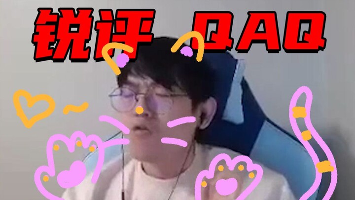 “People who don’t use ‘QAQ’ in chats have high standards and good taste.”