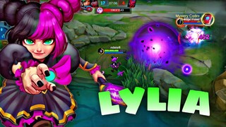 BRUTAL DAMAGE LYLIA GAMEPLAY❗- MOBILE LEGENDS