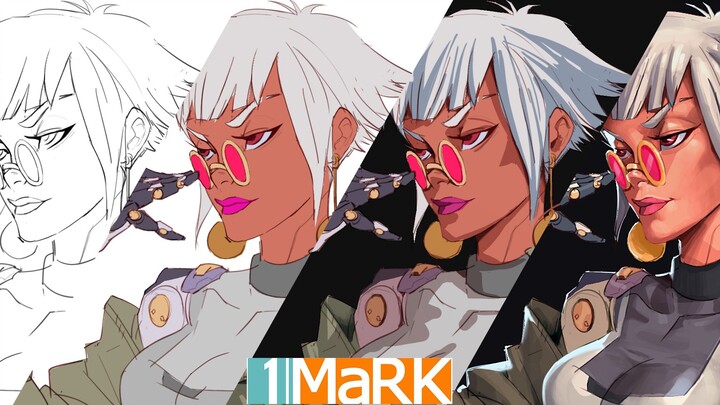 【Hướng dẫn vẽ nguyên bản】Quy trình tô màu bản vẽ nét phù hợp để sử dụng trong công việc