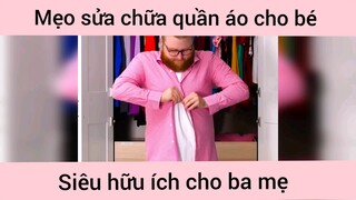 Cách sữa chữa quần áo hay ho