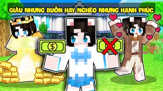 Mèo Simmy Sẽ Chọn Giàu Nhưng Buồn Hay Nghèo Nhưng Hạnh Phúc Trong Minecraft