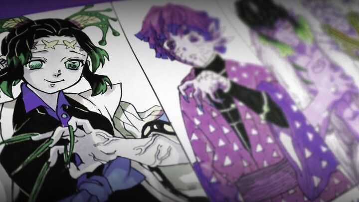 The artist's hand shook? All the members of the Demon Slayer Corps turned into demons! | Demon Slaye