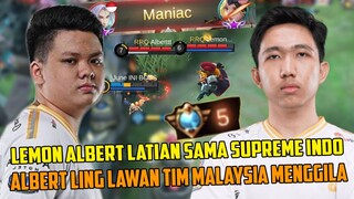 RRQ LEMON ALBERT LATIAN SAMA SUPREME. BANTAI SQUAD MALAYSIA TANPA AMPUN, LING ALBERT MENGGILA CUKSS