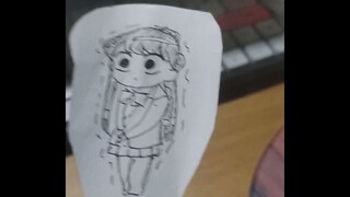 [Komi Can't Communicate | Fan Art] Komi Gemetaran