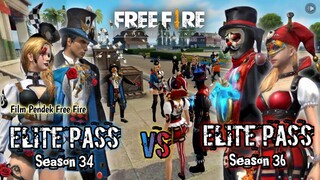 FILM PENDEK FREE FIRE! ELITE PASS SEASON 34 MELAWAN ELITE PASS SEASON 36!!