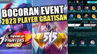 BOCORAN EVENT 2023 PLAYER GRATISAN! EVENT WEB M4, EVENT KOF 2023 SAMPAI EVENT 515 DIAMOND KUNING