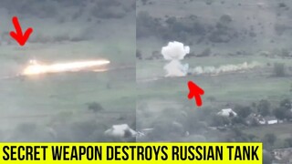 Ukrainian HEAT off-route mine Destroy Russian tank.