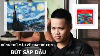 DÙNG THỬ MÀU VẼ CỦA TRẺ CON || Thanh Pahm