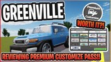 REVIEWING Premium Customize Gamepass!! || Greenville ROBLOX
