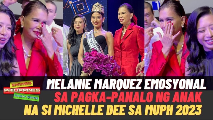 Melanie Marquez EMOTIONAL MOMENT sa Pagka Panalo ng Anak na si Michelle Dee