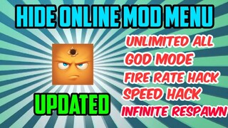 Hide Online Mod Menu | 35 Features | Updated | Unlimited All | God Mode | And More!!!🔥🔥