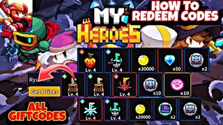 My Heroes: Dungeon Raid All Giftcodes - How to Redeem Codes // My Heroes Dungeon Raid Free 4 Codes