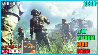 BATTLEFIELD V | RYZEN 3 2200G + RX 580 8GB | 1080P