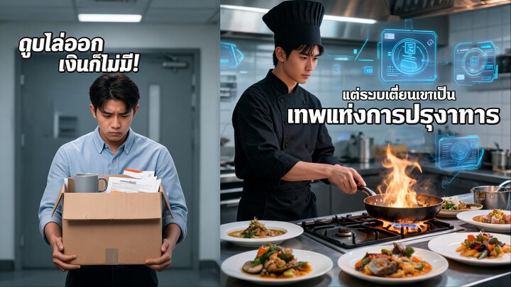 ถูกไล่ออกและไม่มีเงิน แต่ระบบกลับเปลี่ยนเขาให้เป็นเทพแห่งการปรุงอาหาร