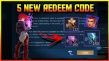 5 NEW WORKING REDEEM CODE* | AS OF NOV 4 - MOBILE LEGENDS BANG BANG