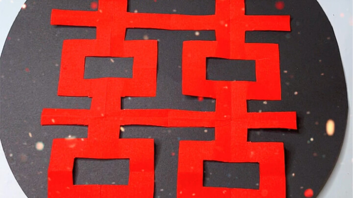 Cut out a double “xi” character with just two snips—so easy! Give it a try!