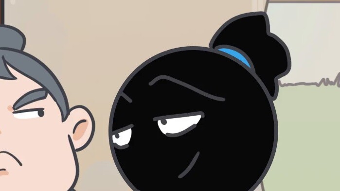 A man dressed as a woman was found out? He actually drew his sword against her!