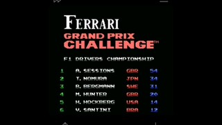 Ferrari Grand Prix Challenge (USA) - NES (Round 9 to Round 12) John NESS