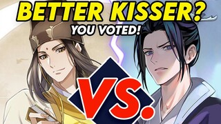 WHO'S A BETTER KISSER? JIANG CHENG OR JIN GUANGYAO (YOU VOTED)