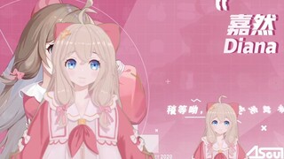 纸片小嘉然【live2d模型预览】