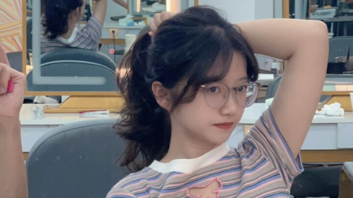 Diari keriting rambut singkat～