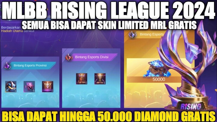 MLBB RISING LEAGUE 2024!! 50.000 DIAMOND GRATISAN BISA MASUK TEAM ONIC ESPORT MOBILE LEGENDS TERBARU