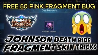MOBILE LEGENDS : FREE 50 PINK FRAGMENT BUG