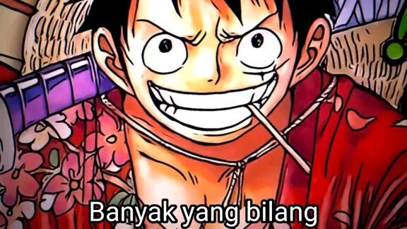 Banyak yang bilang Luffy tampan rupawan🥰❤?