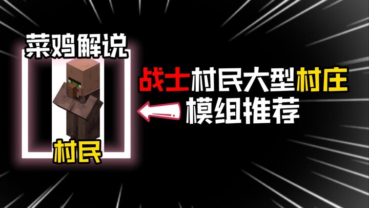 模组推荐：战士村民模组，让村庄变得更加安全！