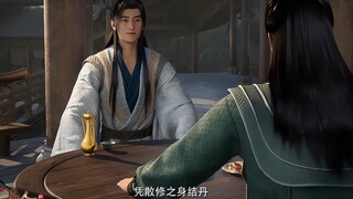 韩立跟金青第一次见面就谦虚上了