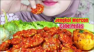 ASMR JENGKOL MERCON CABE PEDAS ULUL ASMR MUKBANG INDONESIA