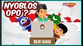 KENAPA ADA PEMILU ? NYOBLOS OPO ? Culoboyo Kartun Lucu Sinau Pemilihan Umum | Pemilu Serentak 2019