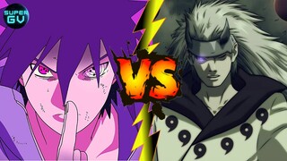 SASUKE vs MADARA QUEM VENCERIA ? (MADARA RINNE TENSEI VS SASUKE BORUTO)