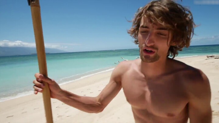 Internet celebrity survives on deserted island, builds bamboo raft to escape through shark-filled wa