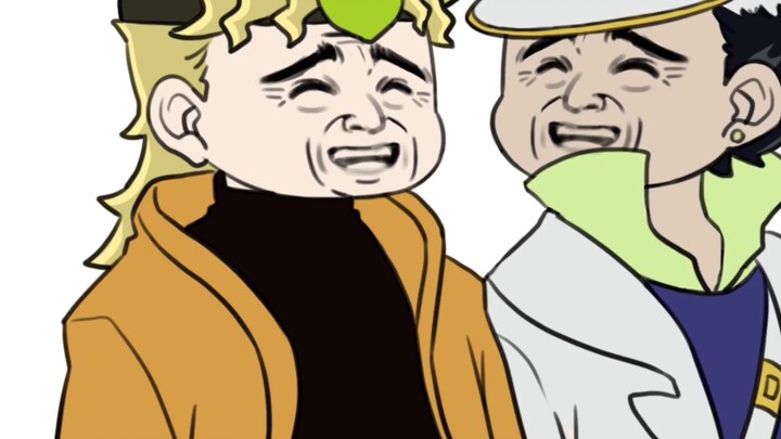 [Jojo's Little Theater] Pets - Dio & Jotaro: If you can't keep it, give it away~ Koichi: What!?