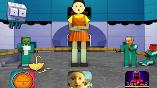 Monster School SQUID GAME 3 EPISODE FULL - Minecraft แอนิเมชั่น