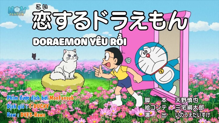 Doraemon New Series - Tập 880: Doraemon Yêu Rồi & Đầu Nhỏ Đeo Vào Tay Chân | Vietsub | Monfansub VN
