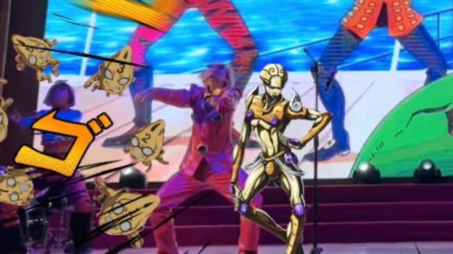 [School New Year's Day] When the surviving group of the escort team danced to the gangster rock and 