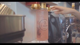 Cafe Vlog| Trà hoa hồng, kem vani 🍦