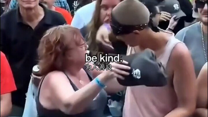 “Treat the world with kindness, and you’ll get different results.”