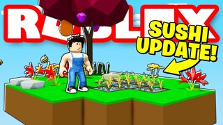 SUSHI UPDATE! 🍣 *Rice, Seaweed & More!* Roblox Islands