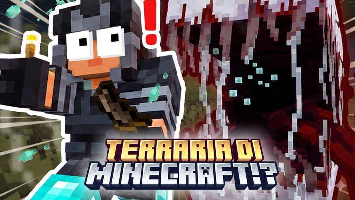 LAWAN BOSS TERRARIA DI MINECRAFT!? | MINECRAFT