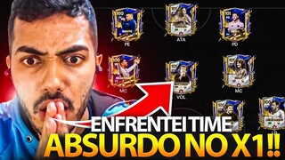 MDS! 😱 ENFRENTEI TIME ABSURDO NO X1 E ELE PASSOU VERGONHA 😂🔥 | GAMEPLAY COMENTADA - FC MOBILE 2024