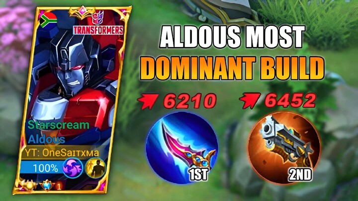 ALDOUS MOST DOMINANT BUILD🔥 | ALDOUS BEST BUILD 2022