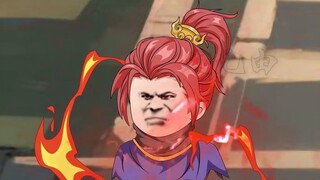 In the heavily guarded palace, a blind man was seen walking forward with a knife