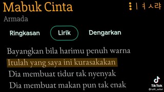 lagu di mabuk cinta