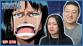"I WANT TO LIVE!" ROBIN'S BACKSTORY PART 4!! | One Piece Episode 278 Couples Reaction & Discussion