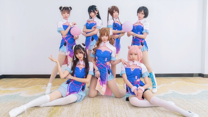 ♞Chessboard Dorothy ♞ Night Song 7-person formation (DVA cheongsam version) – long-legged beauty onl