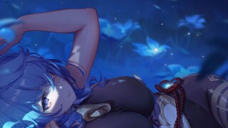 Domba kelapa besar di dalam bunga! [Genshin Impact Live Wallpaper]